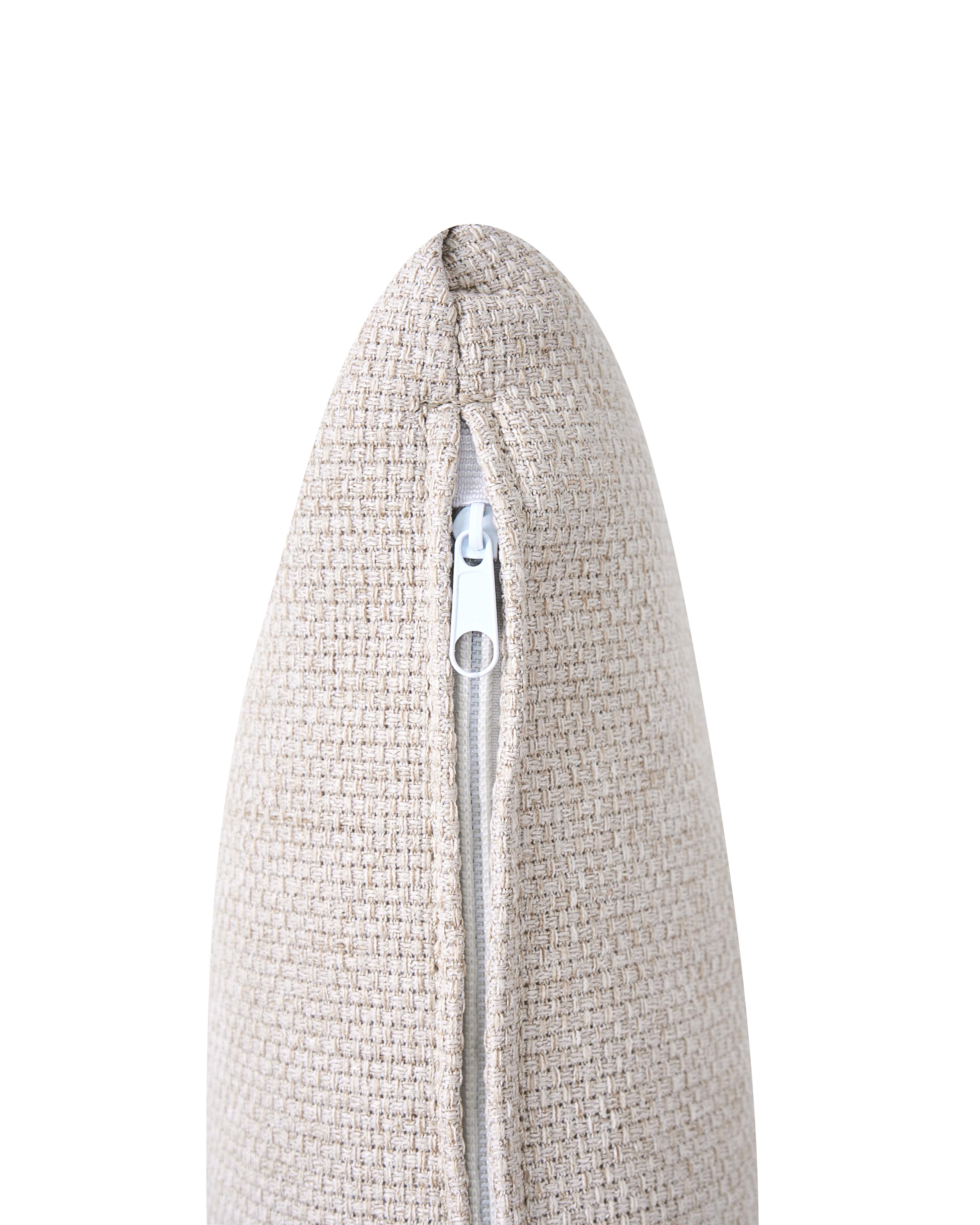 Fauteuil RINGEL met kussens Stof Lichtbeige