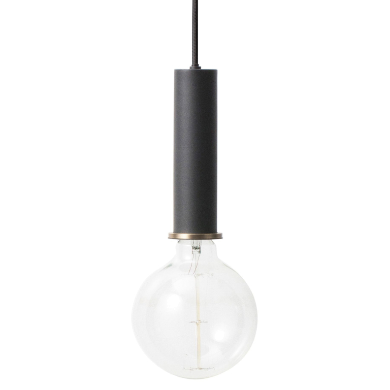 Ferm Living Socket hanglamp high zwart