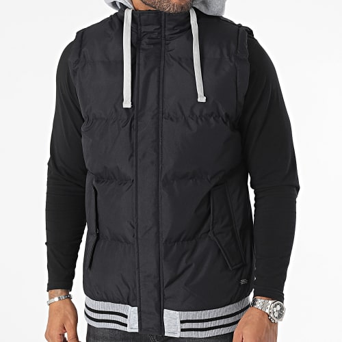 Doudoune Sans Manches Capuche 20715847 Noir Gris