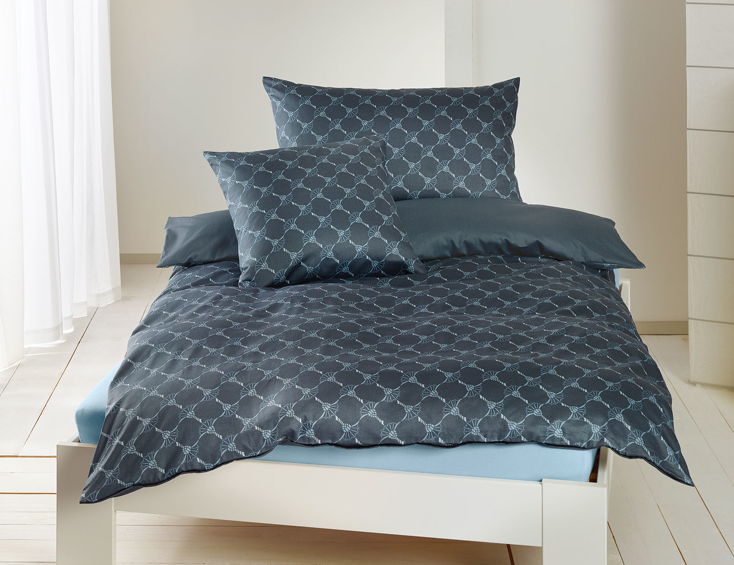 JOOP! Satin Bettwäsche Cornflower Gradiant
