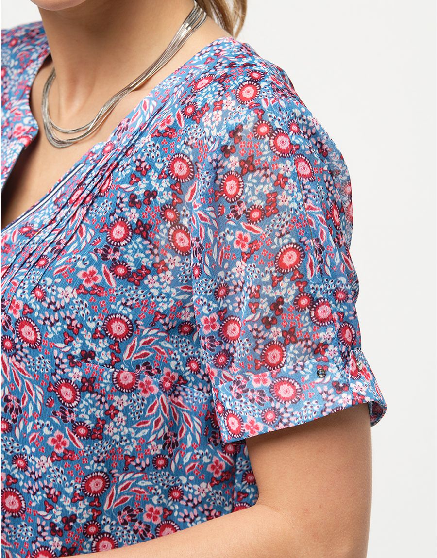Blouse fluide fleurie