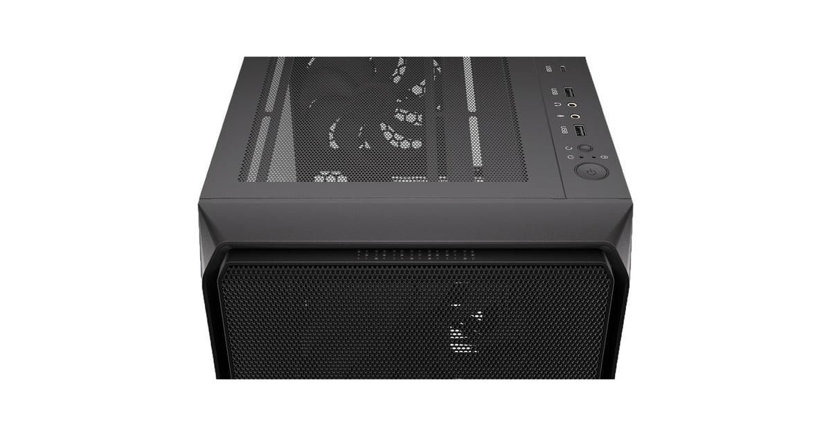 ENDORFYArx 500 ARGB big tower behuizing  (Zwart | 2x USB-A | 1x USB-C | RGB | Window)