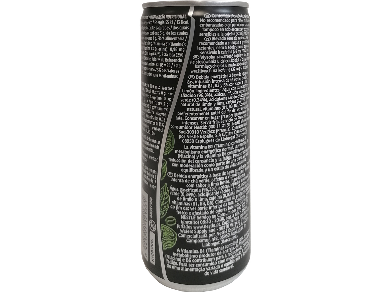 BEBIDAS ENERGÉTICA PERRIER ENERGIZE LIMÃO 0.25L