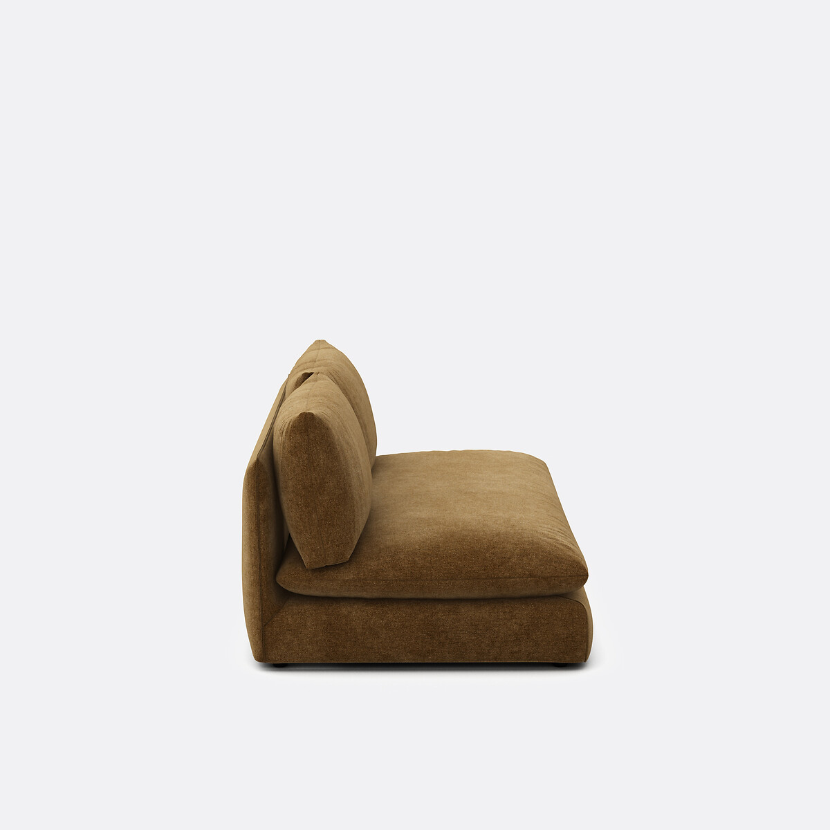 LA REDOUTE INTERIEURS<br>Sofá modular de 2 lugares. poliéster manchado, Malo