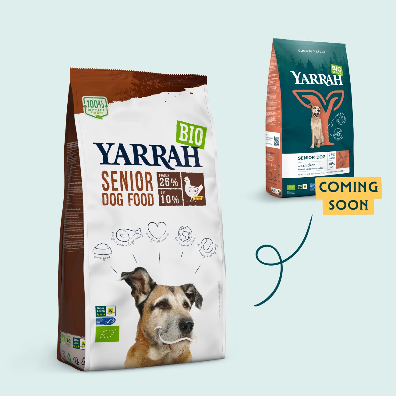 Yarrah Senior Bio Trockenfutter Huhn 10 kg