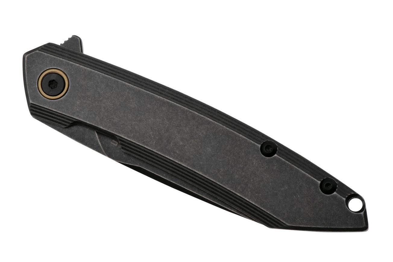 Ruike P831S-SB Black 14C28N, Black Stainless Steel Handle, zakmes