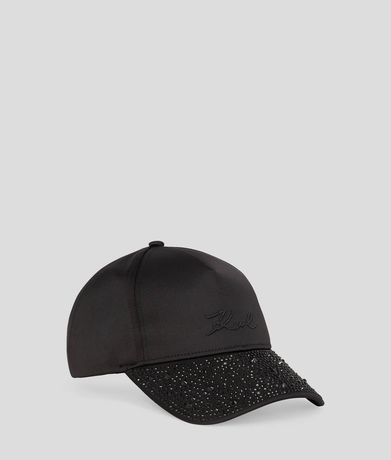 CASQUETTE À STRASS K/SIGNATURE - Embellissement noir