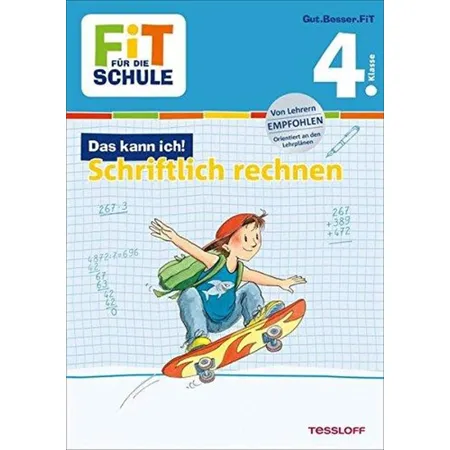 Tessloff Fit für die Schule - Das kann ich: Schriftlich rechnen 4. Klasse