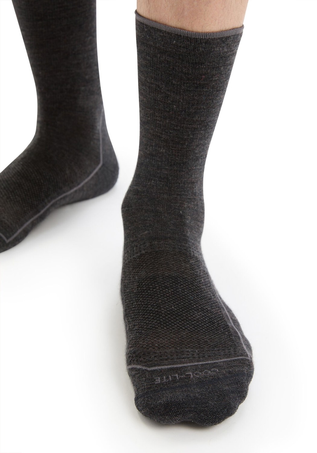 Icebreaker Herren-Wandersocken Hike Cool-Lite 3Q Crew Jet HTHR/Monsoon