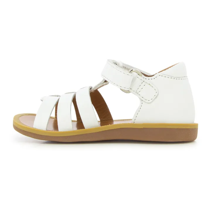 Pom d'Api Sandales Poppy Strap | Blanc