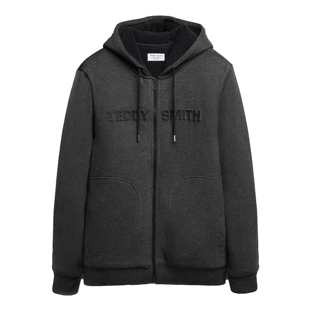 Teddy Smith Veste Zippée Grise Homme Teddy Smith Giclass