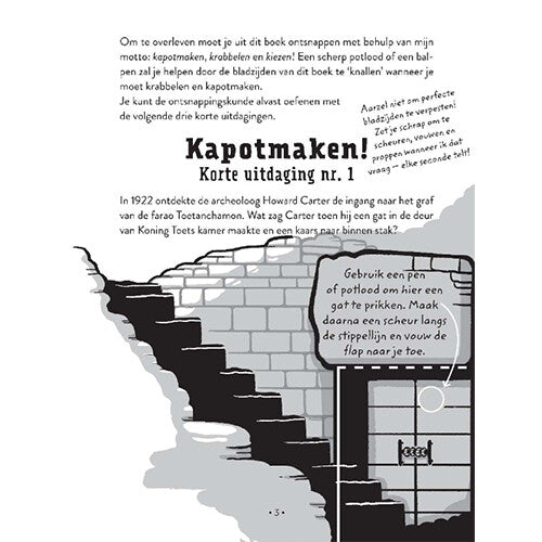 Uitgeverij volt ontsnap uit dit boek! egypte