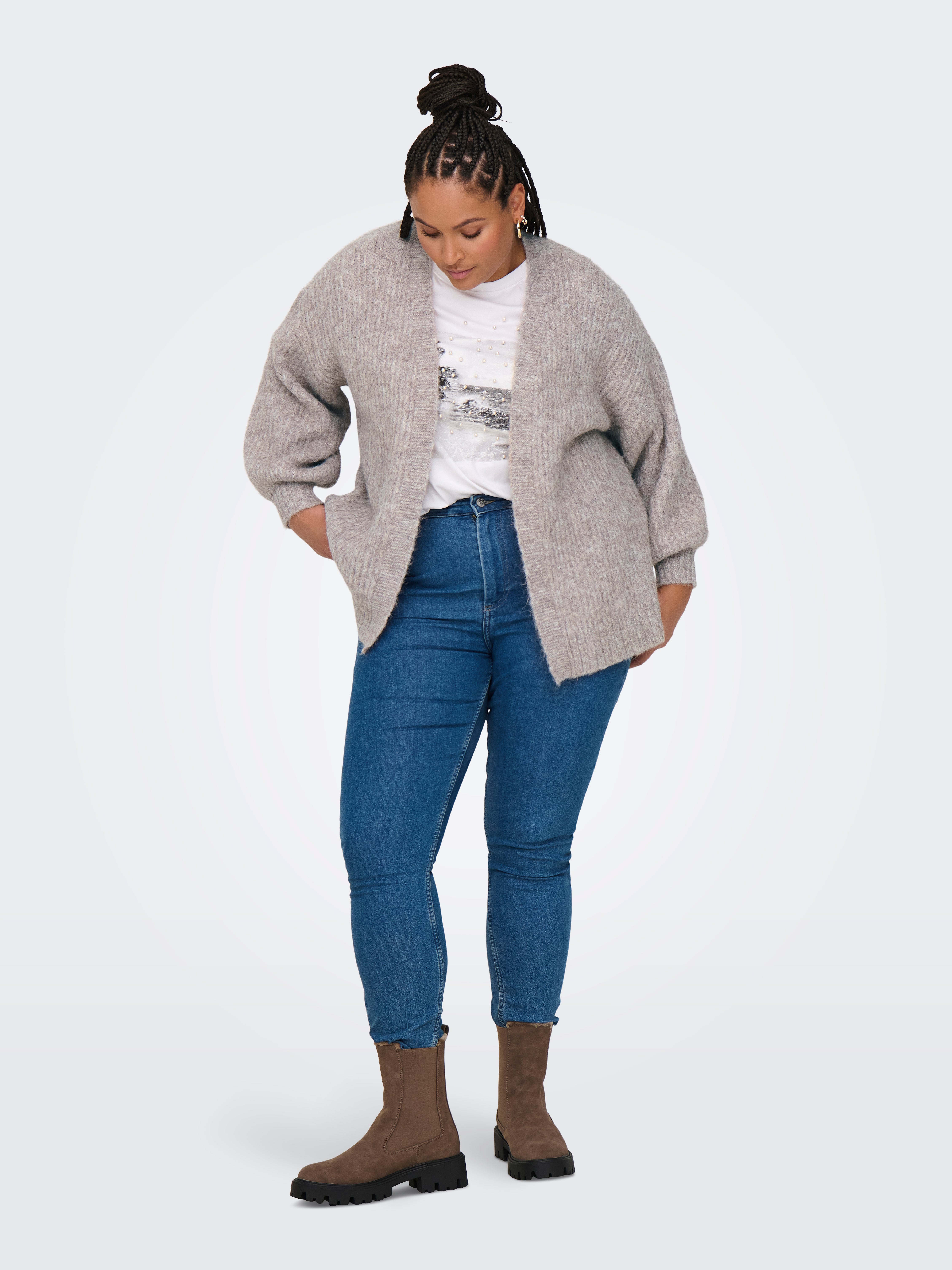 CARMAGGIE Strickjacke Malt Ball