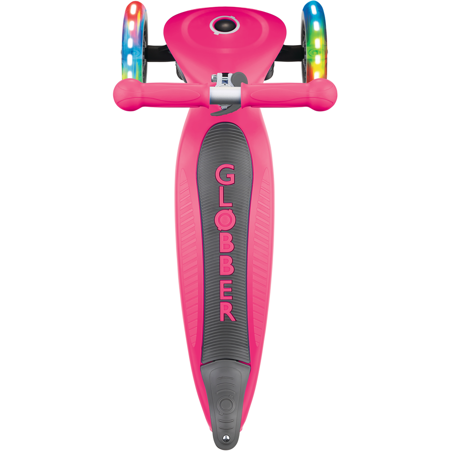 GLOBBER JUNIOR FOLDABLE LIGHTS mit Leuchtrollen, fuchsia pink