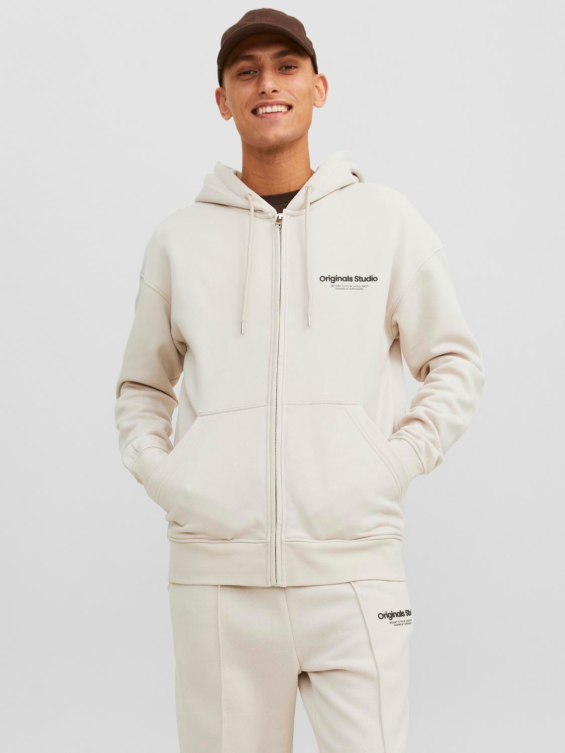 Jack & Jones Kapuzensweatjacke »JORVESTERBRO SWEAT ZIP HOOD NOOS«
