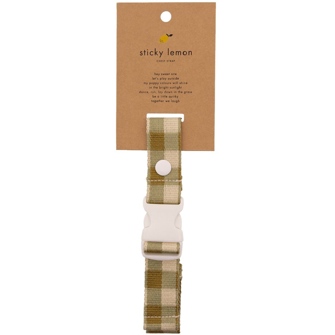 Sticky lemon borstriem gingham - apple tree