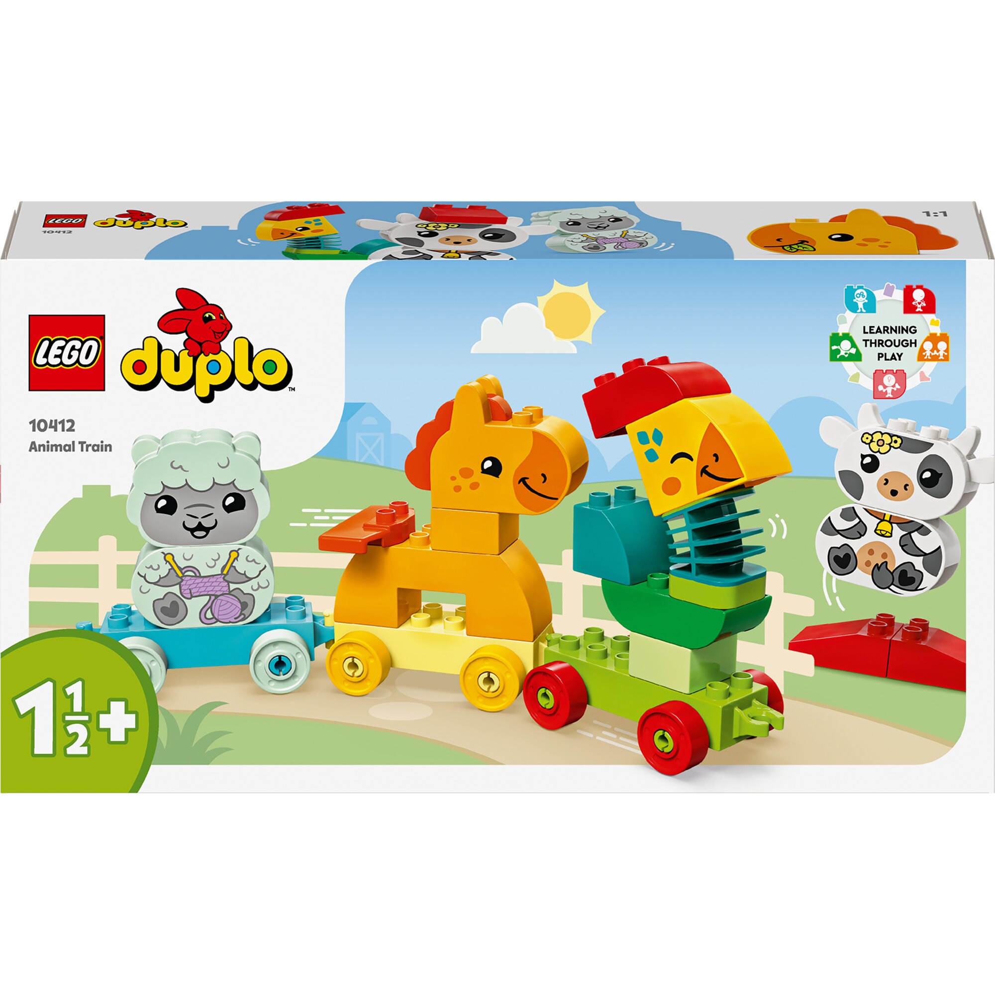 LEGO Konstruktionsspielzeug DUPLO Tierzug