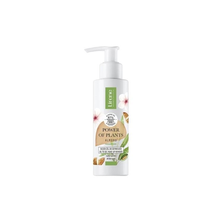 Lirene Power of Plants Make-up-Entferner Öl-Gel Mandel 145 ml