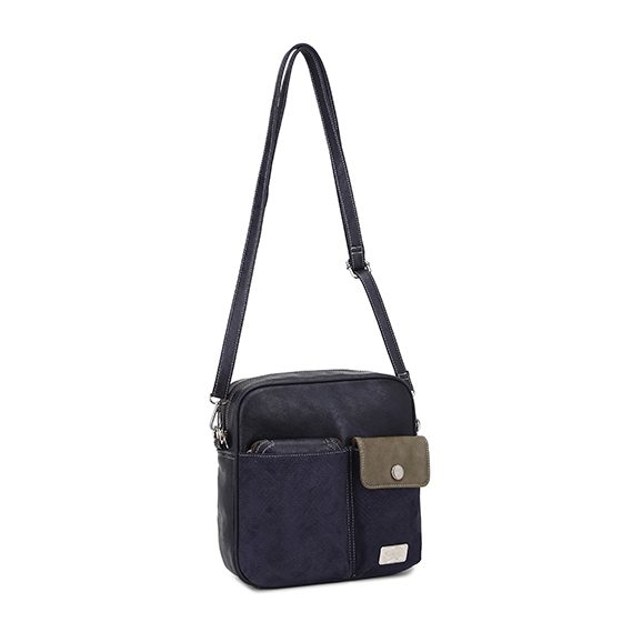Hi-di-Hi Schoudertas Woodstar Navy – Army Green