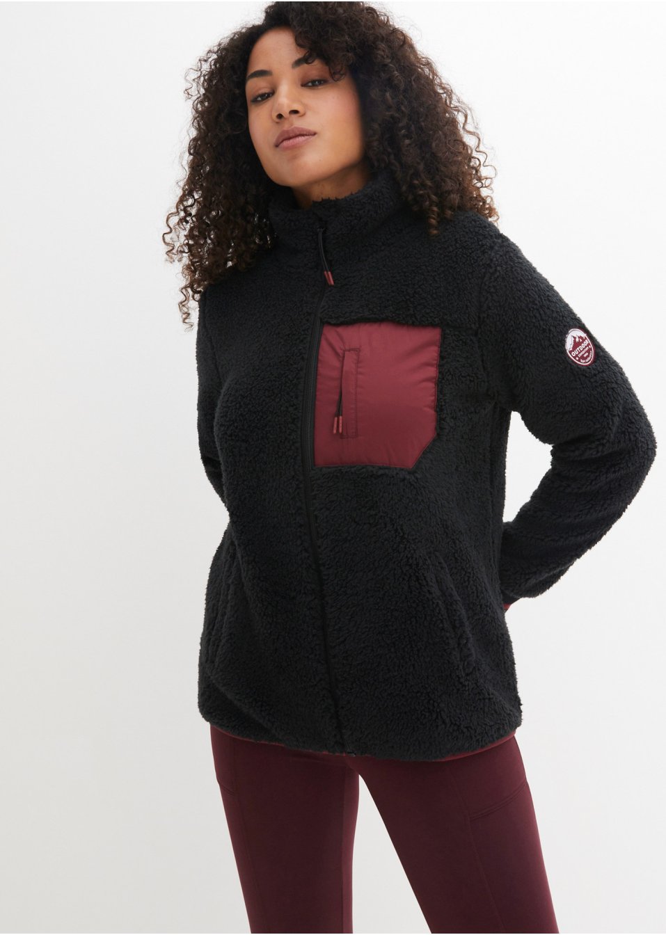 Veste en polaire peluche