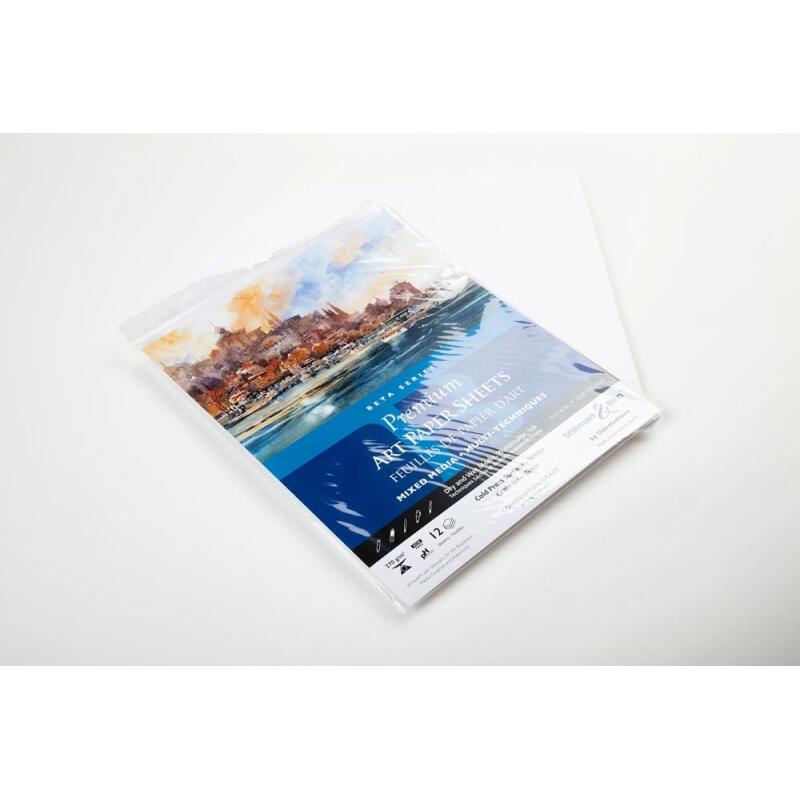 Sachet 12 feuil Bêta 270g - 27,9x35,5cm - Blanc
