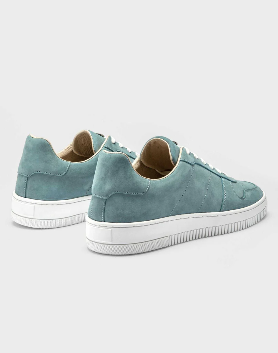 Baskets nubuck ciel