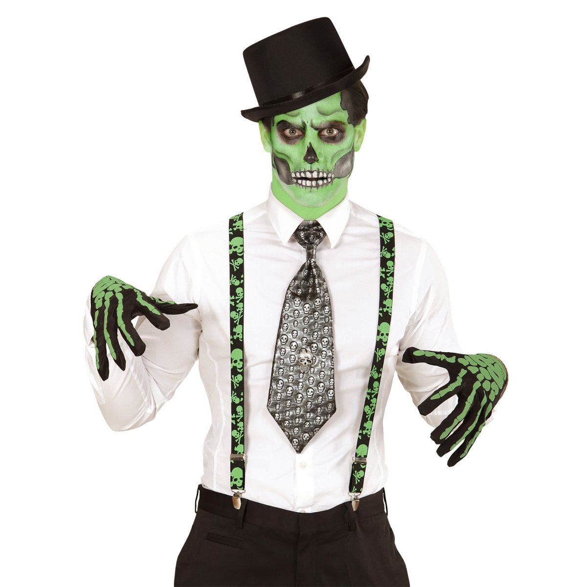 Halloween Bretels Schedels