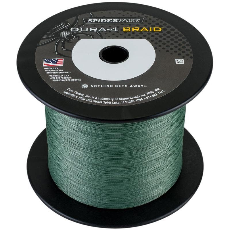 Tresse Spiderwire Dura 4 Vert - 1800M