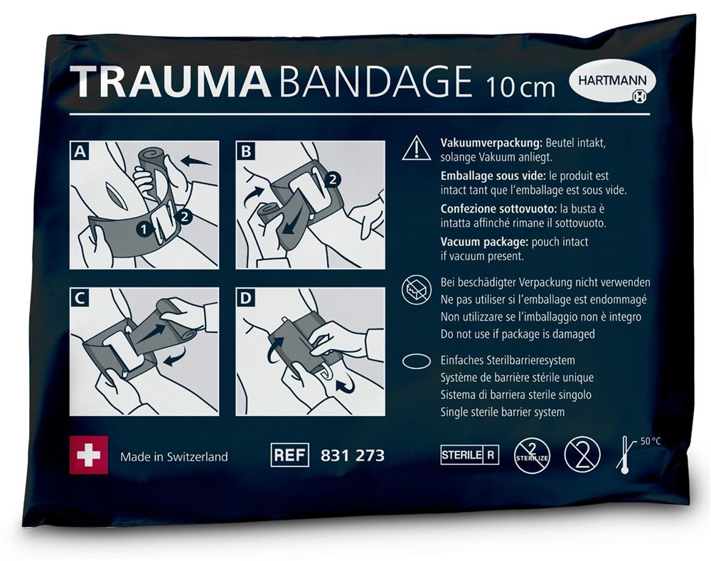 HARTMANN Trauma Bandage 10cm Btl 1 Stk