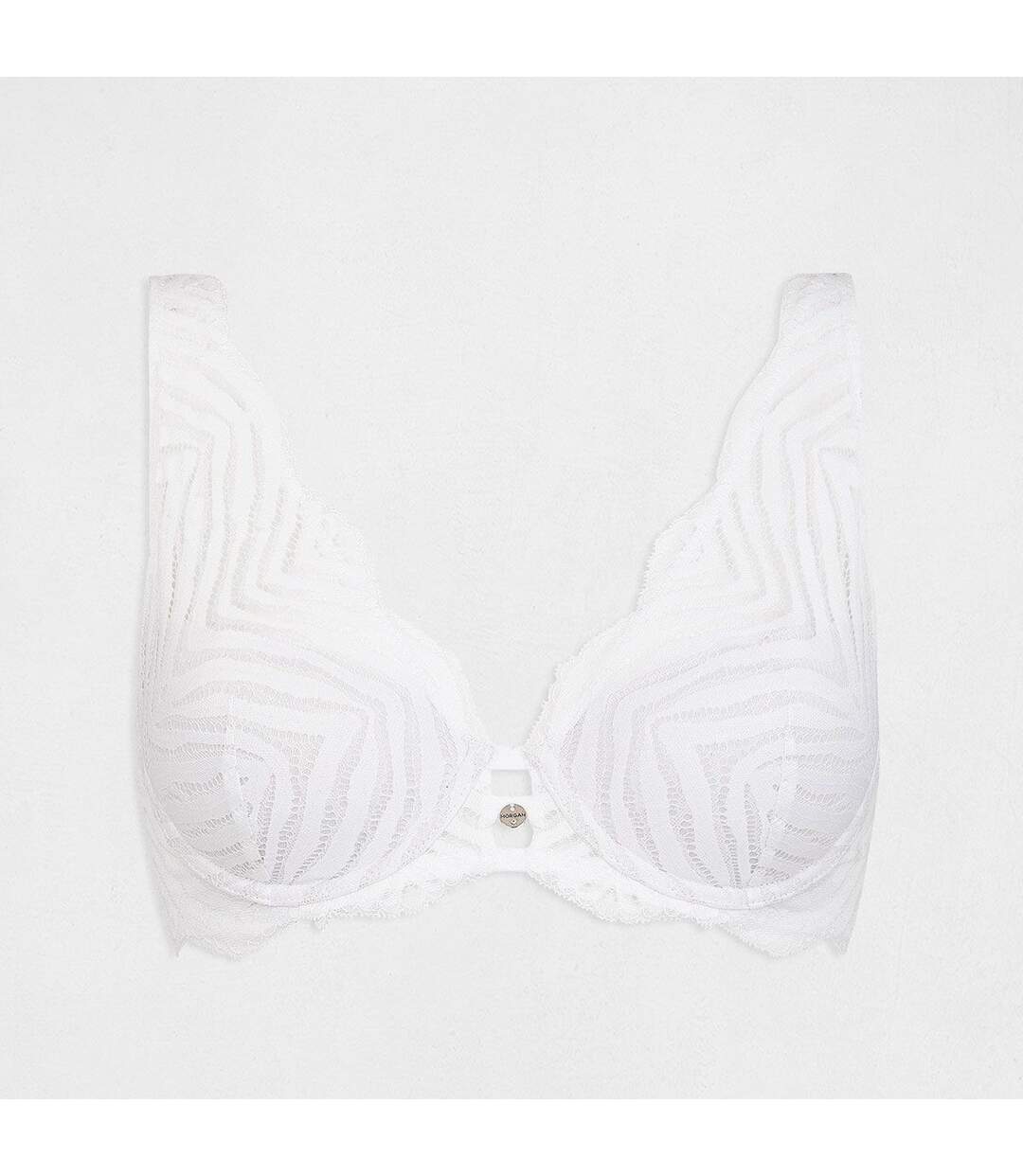 Soutien-gorge ampliforme coque moulée blanc Marianne