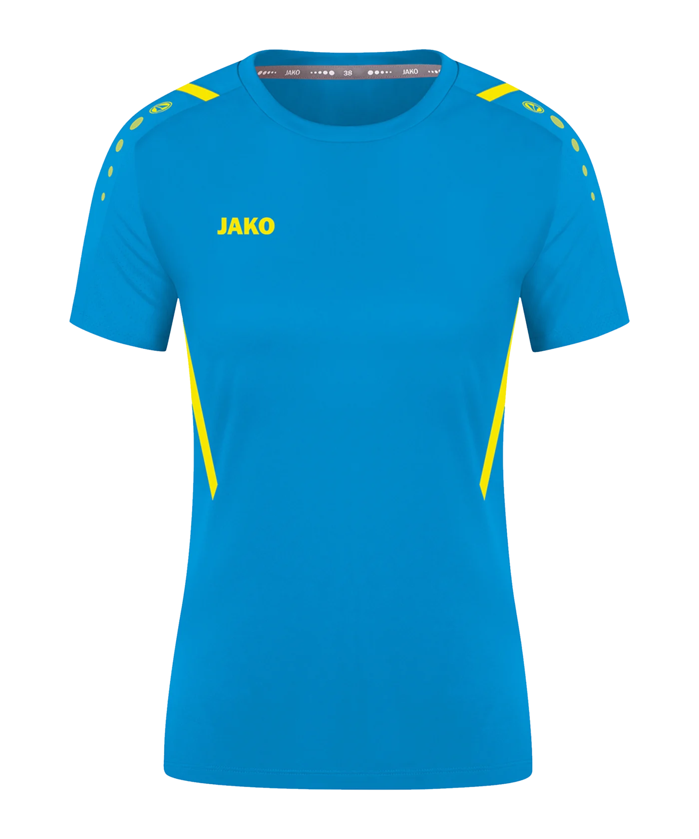 JAKO Challenge Trikot Damen Blau Gelb F443