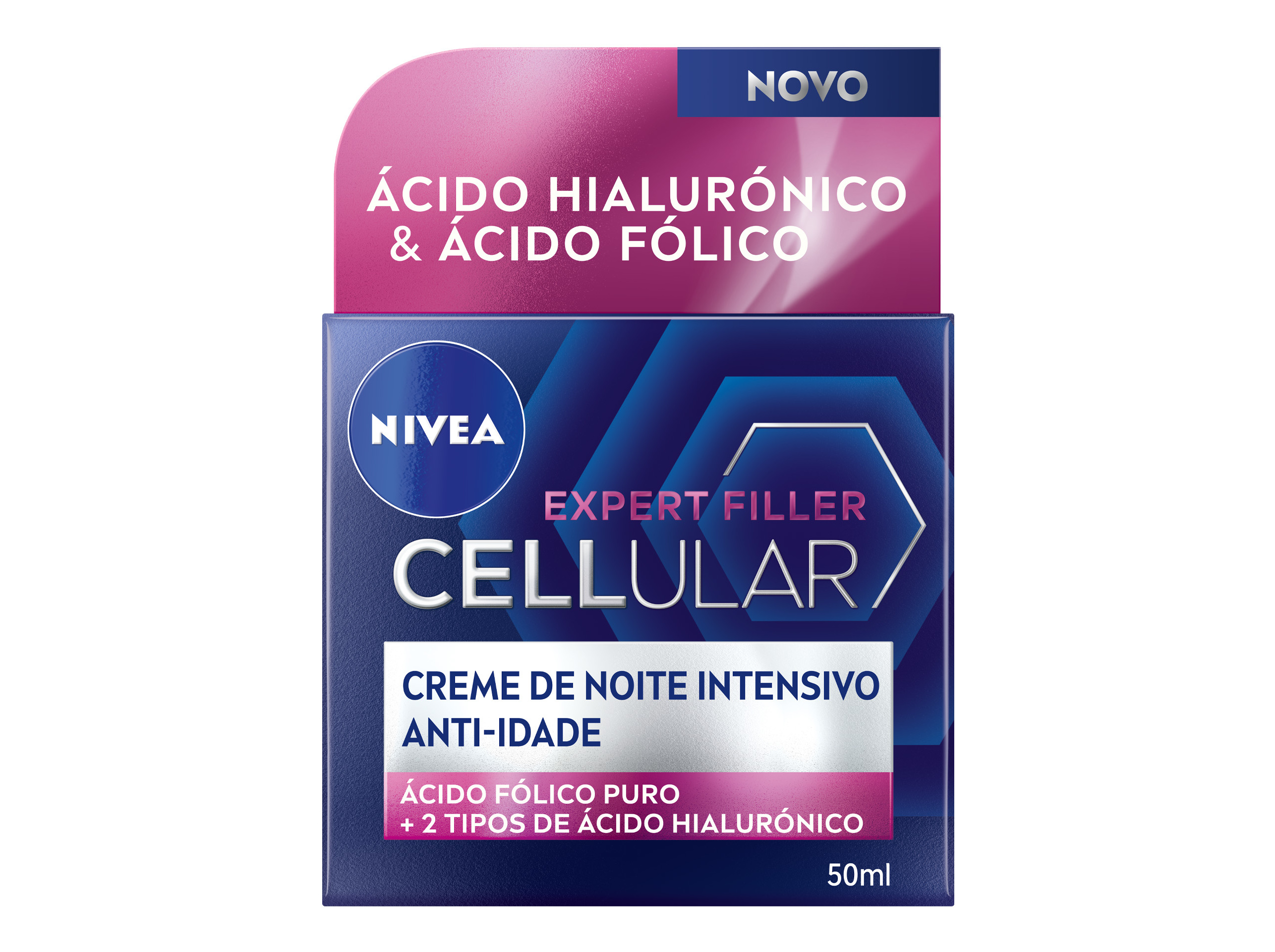 CREME DE ROSTO DE NOITE CELLULAR FILLER  EXTRA FIRMEZA NIVEA 50 ML