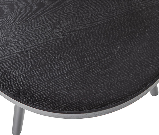 Woood Beistelltisch »Mesa M«, Holz, schwarz