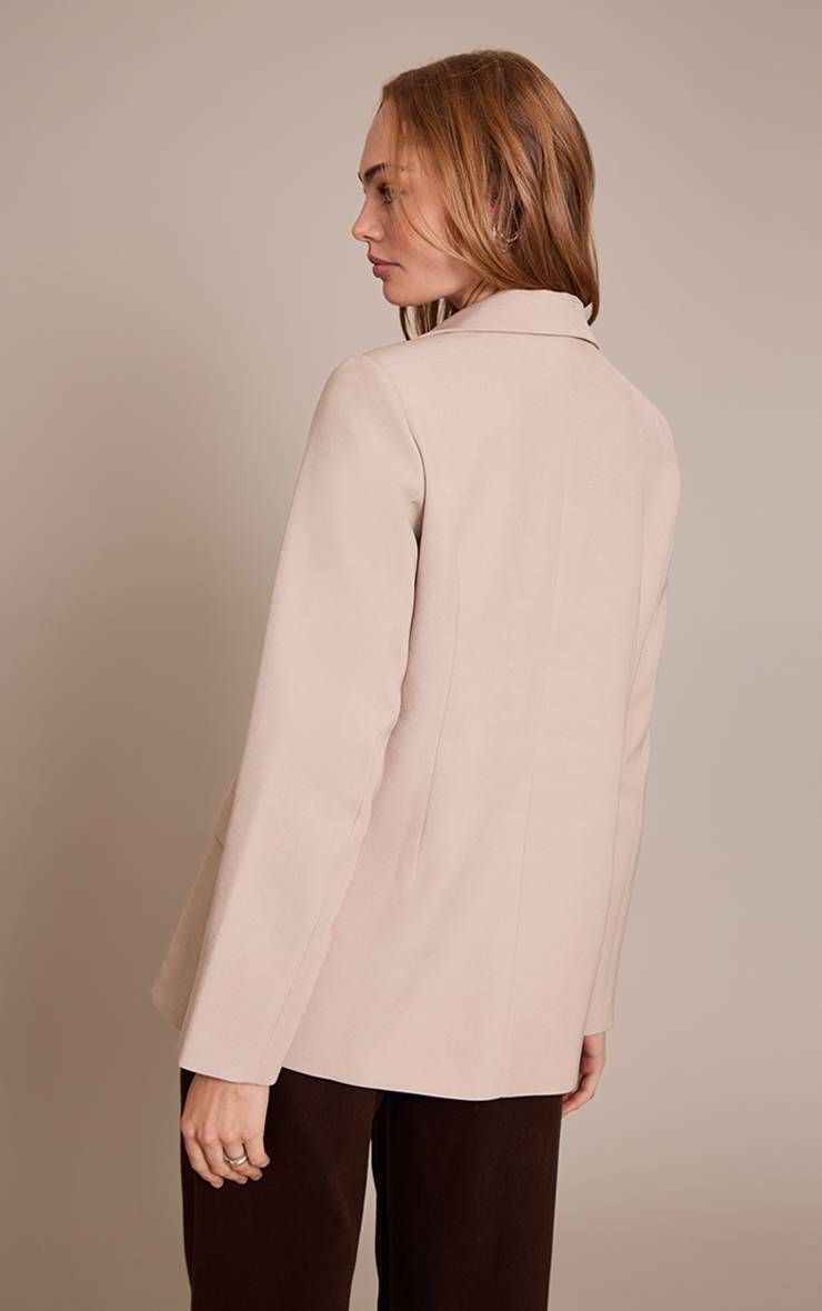Gris Pierre Blazer Long Oversize