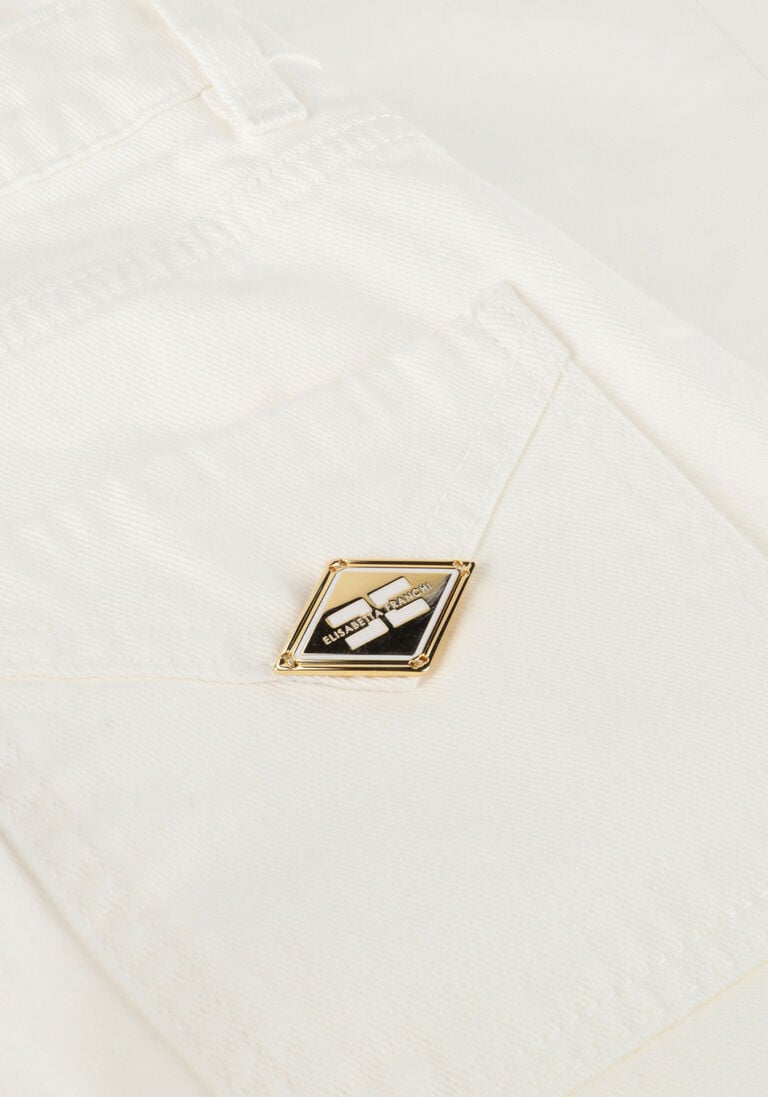 witte elisabetta franchi maxirok pj22n61e2