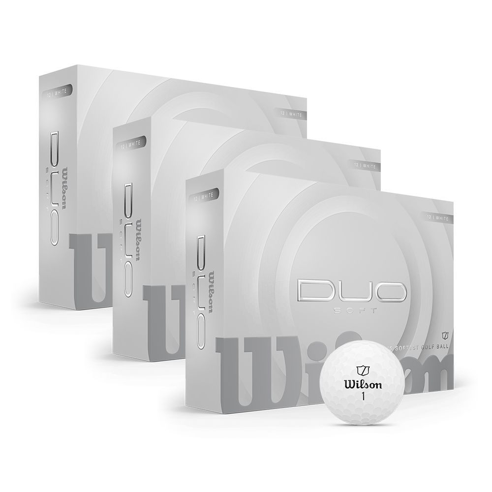 Duo Soft Golfball Hvit 3 Dusin