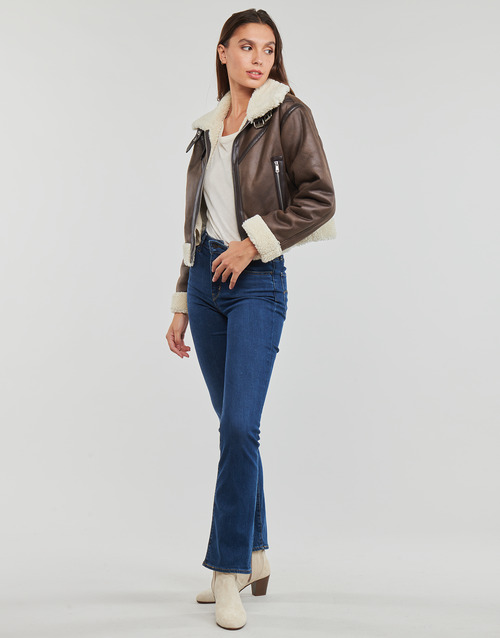 Only - ONLBETTY FAUX SUEDE BONDED AVIATOR OTW - Marron