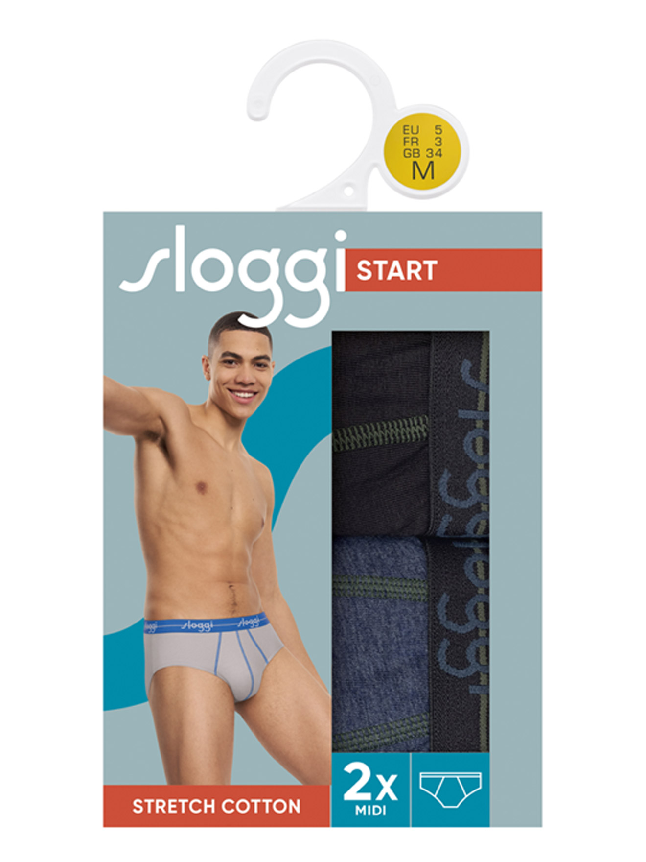 Lot de 2 slips midi Start
