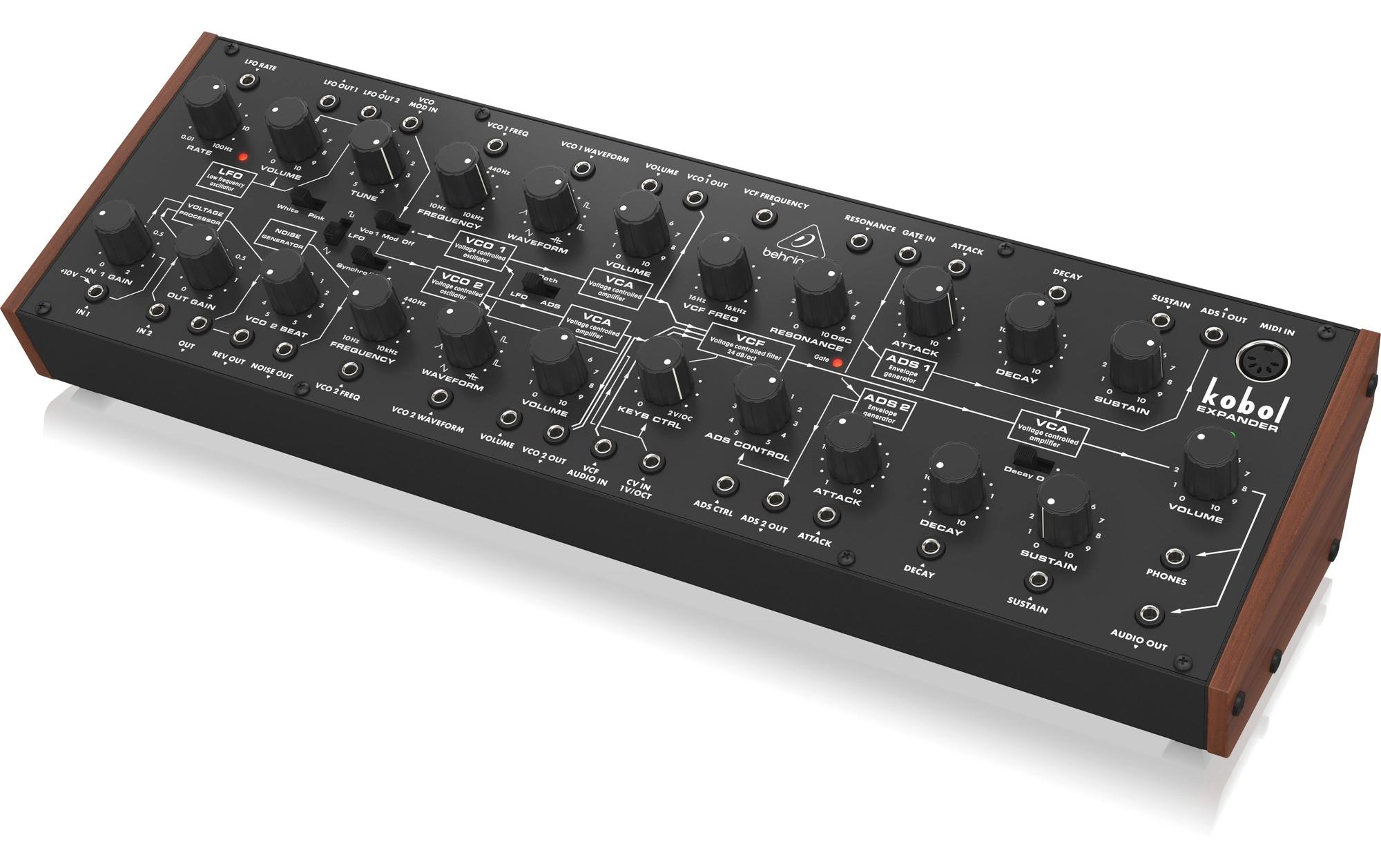 Synthesizer KOBOL EXPANDER<br>Semimodularer analoger Synthesizer