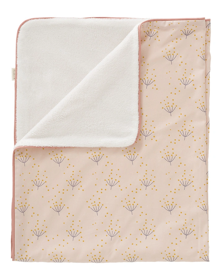 Kuscheldecke DANDELION – VELOURS (80x100) in softrosa