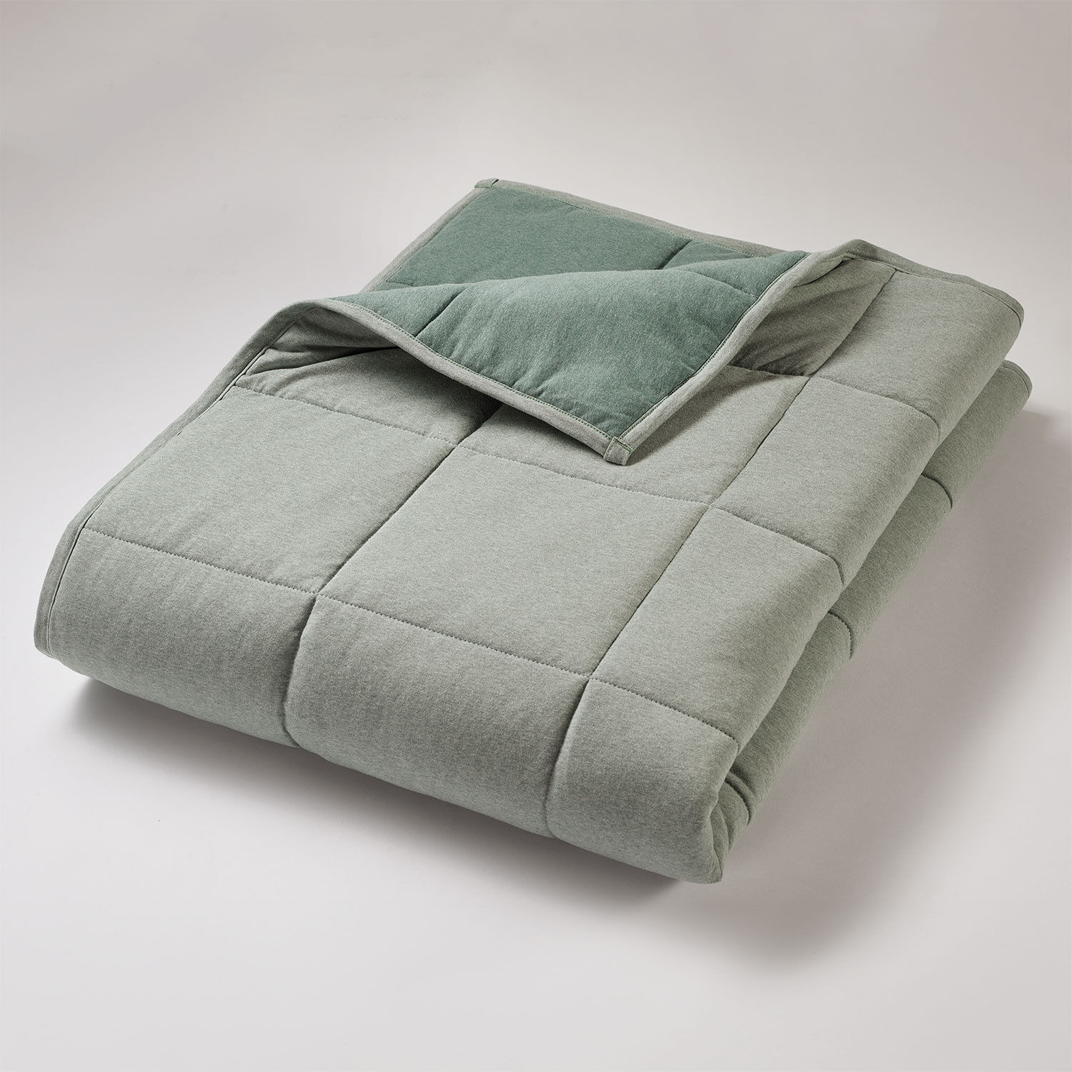 Jersey-Mélange Steppdecke