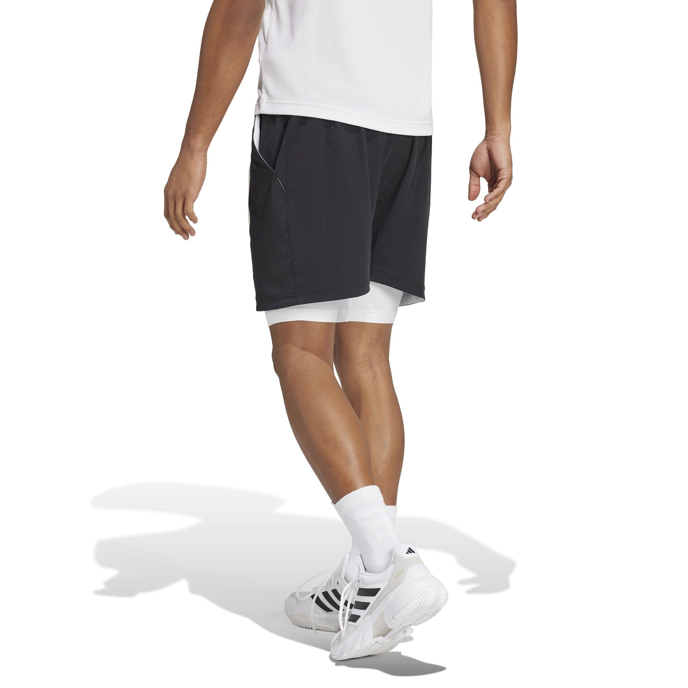 adidas Tennis Shorts and Inner Shorts Set Mens