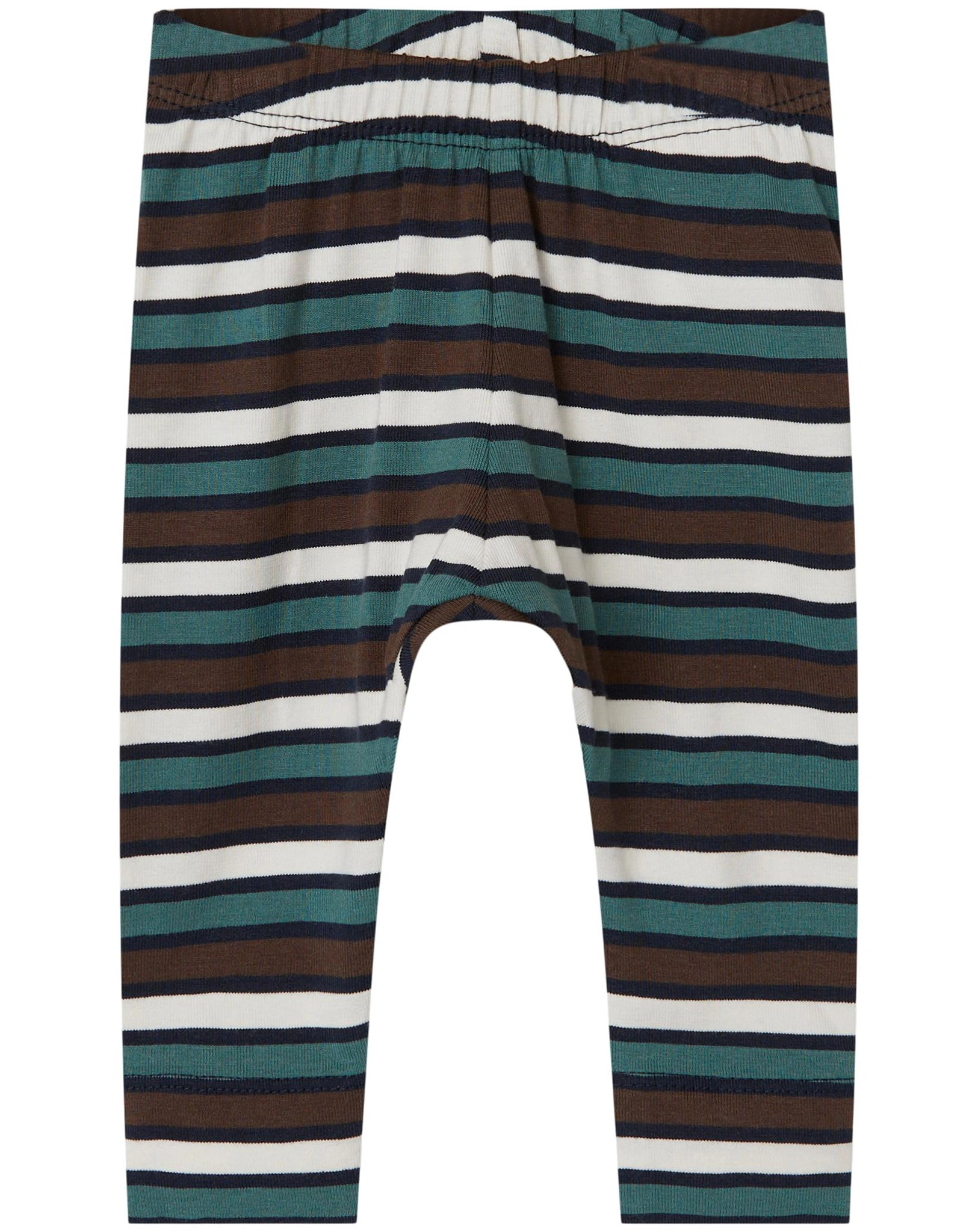 Leggings NBMLASSIR STRIPES in hot fudge