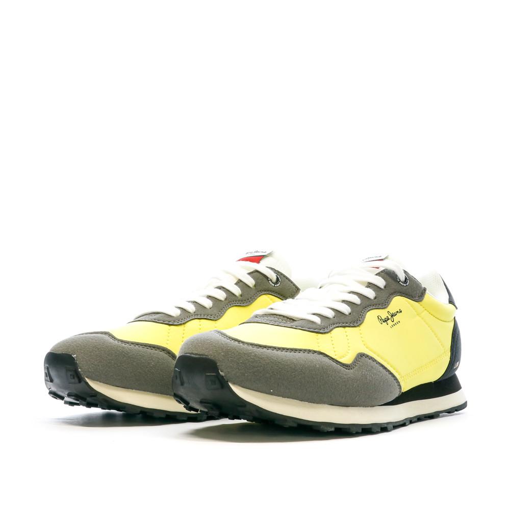 Pepe jeans Baskets Jaunes/Kaki Homme Pepe jeans Natch Male
