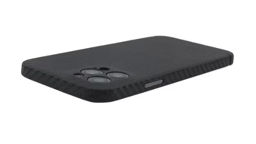 iPhone 16 Pro MagSafe Aramid Hardcase Hülle im Carbon Look (CS-2441) - Schwarz