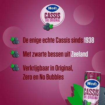 Hero Cassis Zero 4 x 250 ml