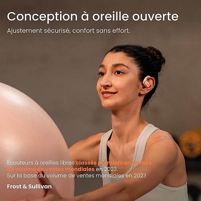 SHOKZ - ECOUTEURS BLUETOOTH OPENFIT AIR