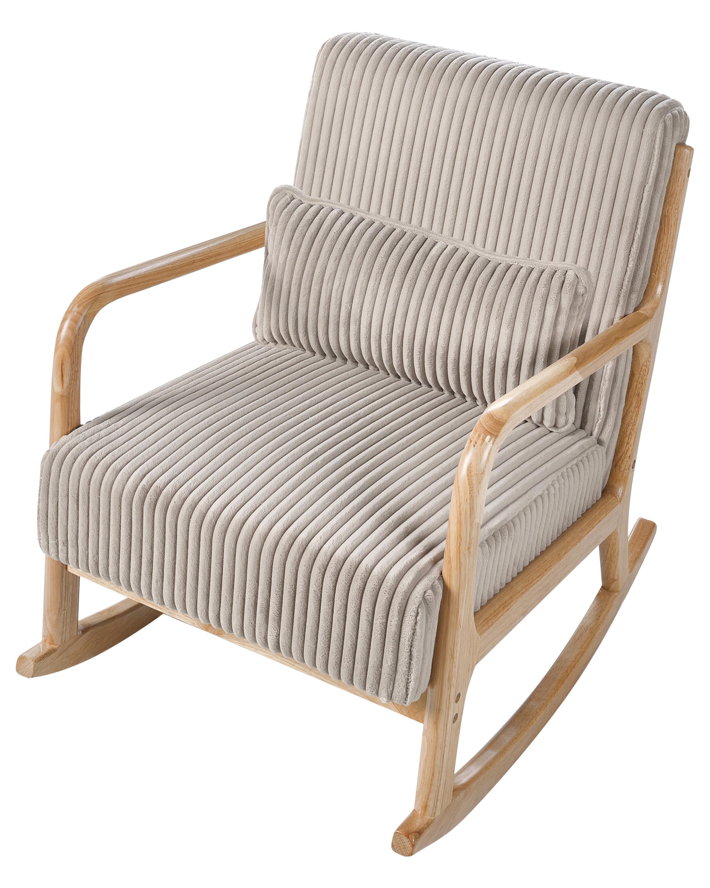 Schommelstoel SORSELE Corduroy Beige