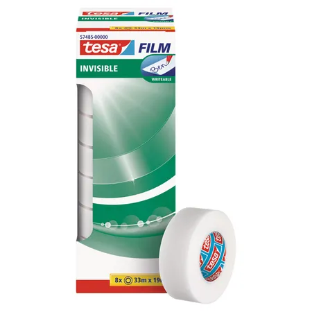 tesafilm Invisible Tesa 33mx19mm 8 Rollen