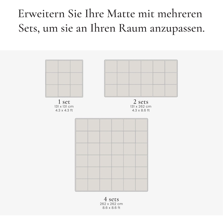 toddlekind Schaumstoff-Spielmatte Classic Camel